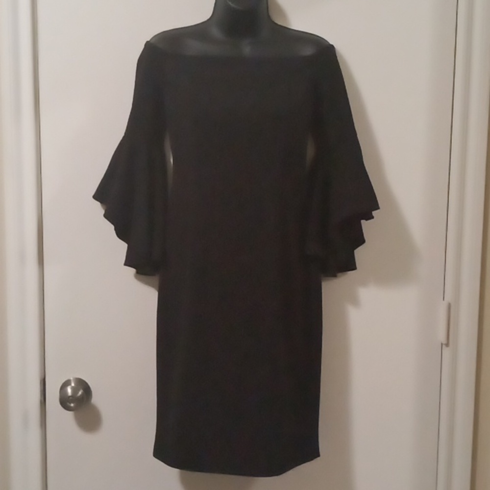 Calvin Klein off the shoulder Cocktail Dress , Two Colors Available - Picture 5 of 10